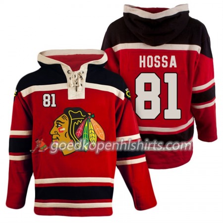 Chicago Blackhawks Marian Hossa 81 Rood Hoodie Sawyer - Mannen